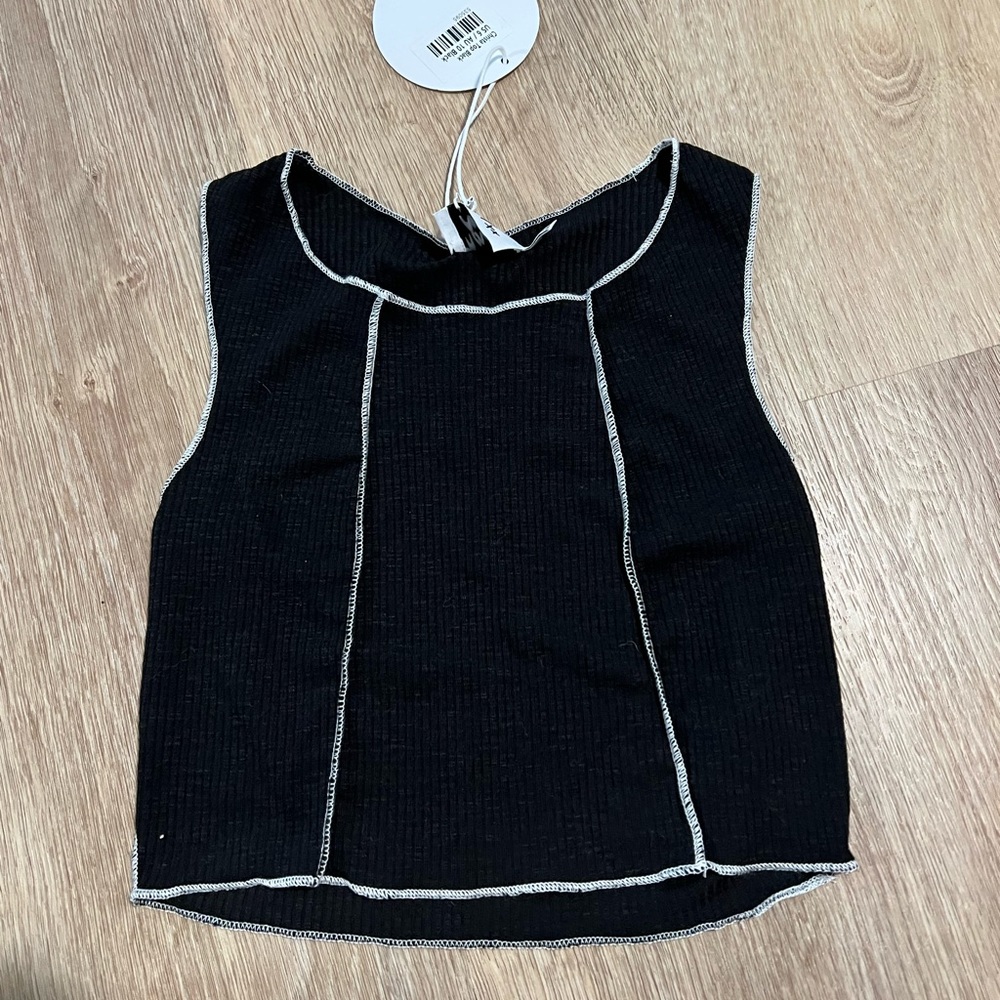 Black princess Polly edgy tank top brand new size 6